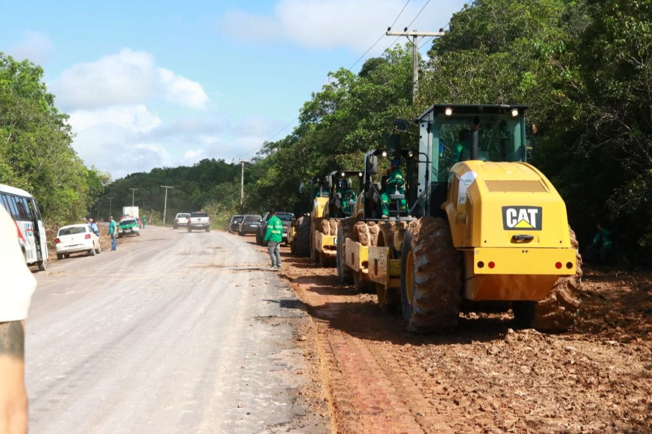 Recuperação da Rodovia AM-010 é retomada